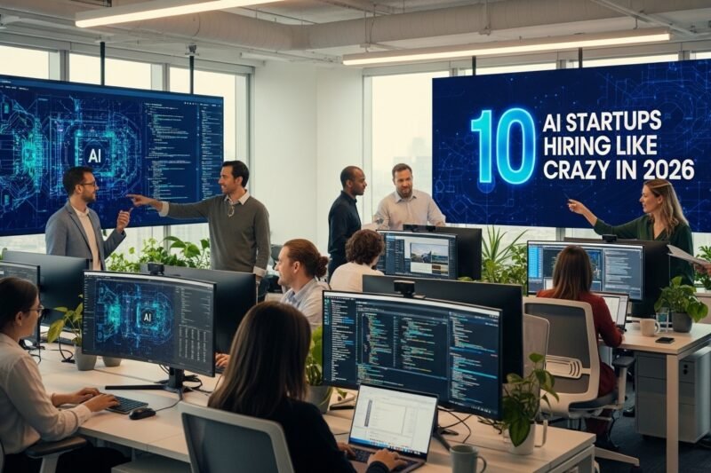 These 10 AI Startups Are Hiring Like Crazy in 2026