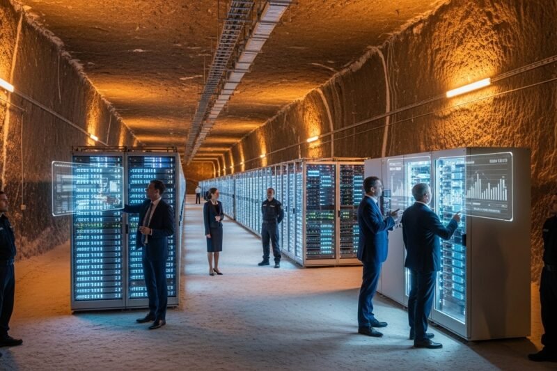 The “Wealth Vault” Reality: Why the 1% are Paying to Store Data in Salt Mines